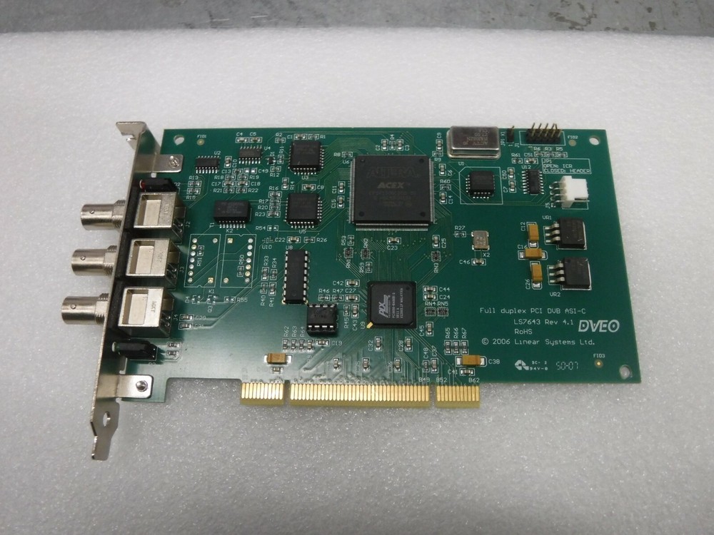 Linear Systems Full Duplex PCI DVB ASI-C Model 101 LS7643