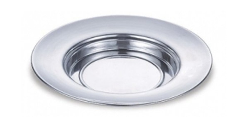 Polished Aluminum Bread Plate