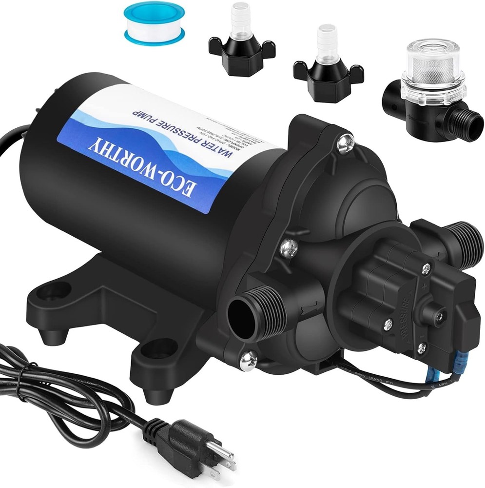 33-Series 110V Diaphragm Water Pump | 4.0 GPM Self-Priming Solution