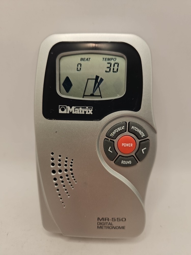 Matrix MR-550 Digital Metronome With LCD Pendulum Simulation