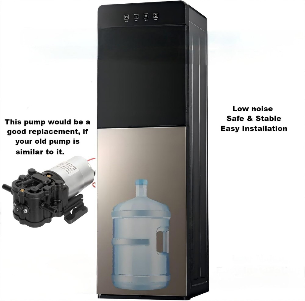 Bottom Loading Water Dispenser Pump Replacement 12V DC 1.2LPM 35PSI Self Priming