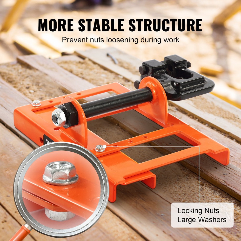 VEVOR Chainsaw Mill Vertical Cast Iron Lumber Cutting Guide 2"-6" Cutting Width