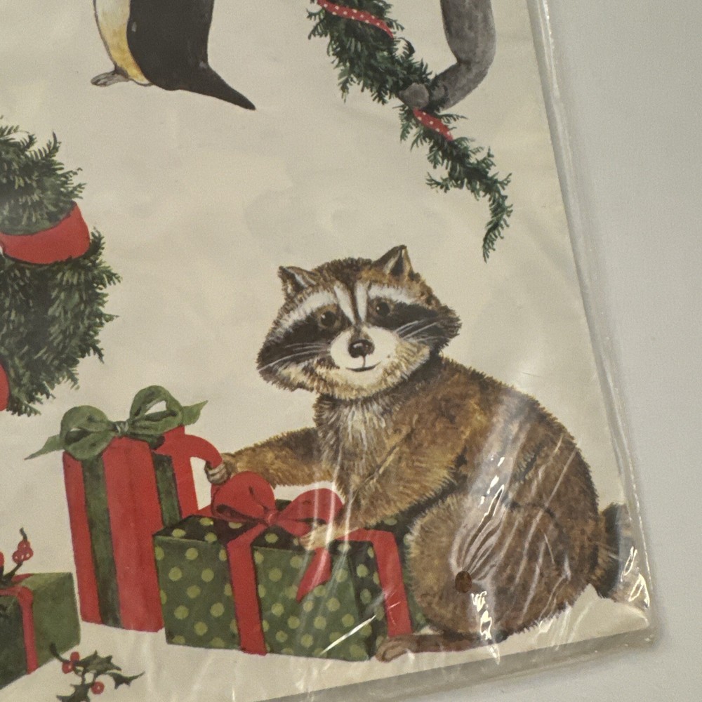 Gordon Fraser Wrapping Gift Wrap Paper Christmas Animals 2 Sheets PD2