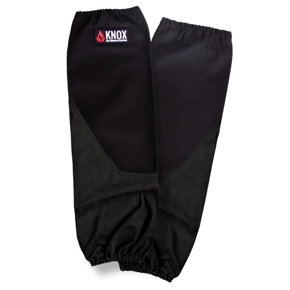 Knox Split Leather FR Welding Sleeves (Black)