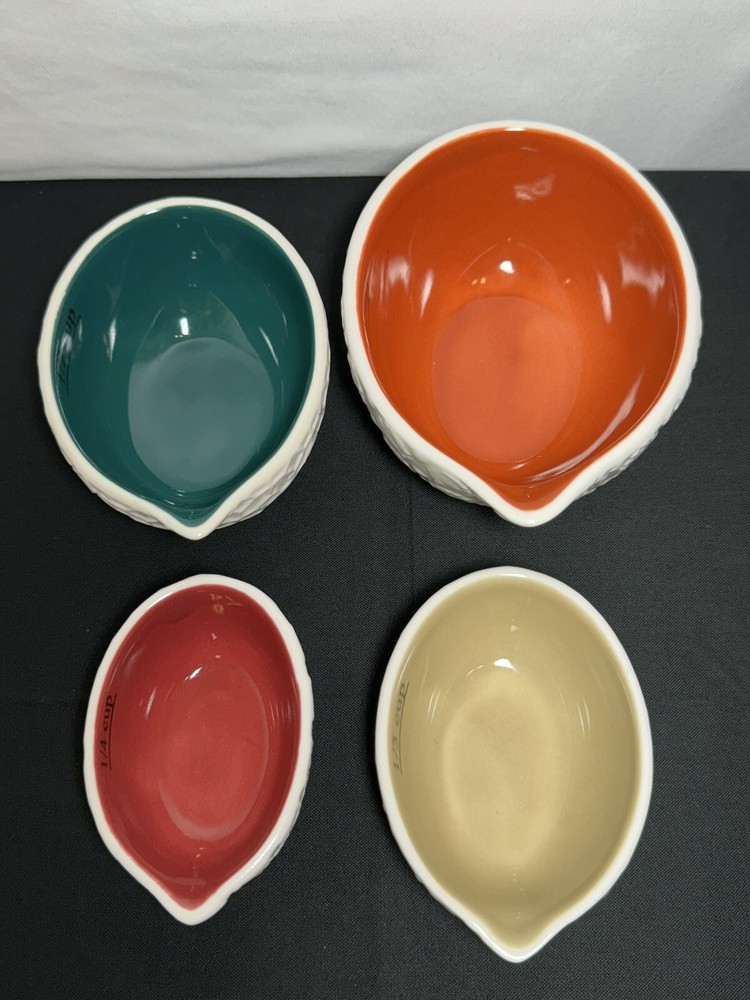 Threshold 4 Nesting Measuring Cups With Pour Spout Stoneware
