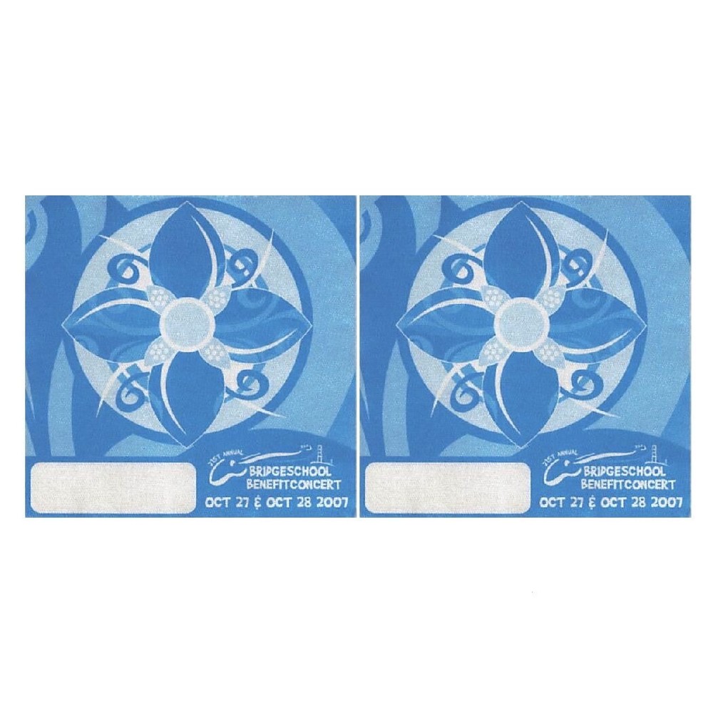21st Annual Bridge School Benefit Backstage Pass  2007 Bundle 8