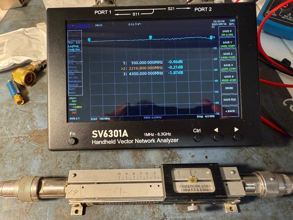 WEINSCHEL SLIDE VARIABLE ATTENUATOR MODEL 2833-1