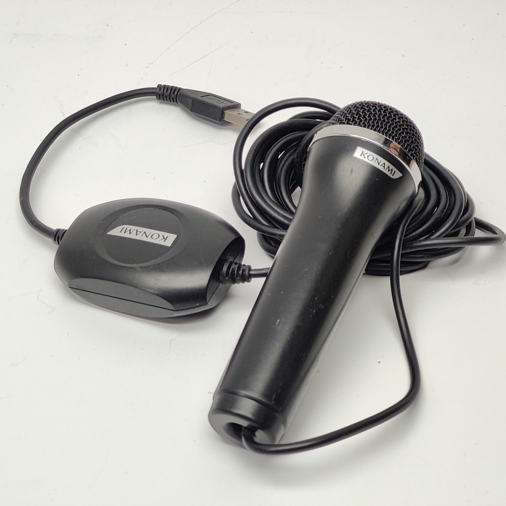 Logitech USB Microphone Wired PC Mic White USB Plug Play Computer Karaoke Mic