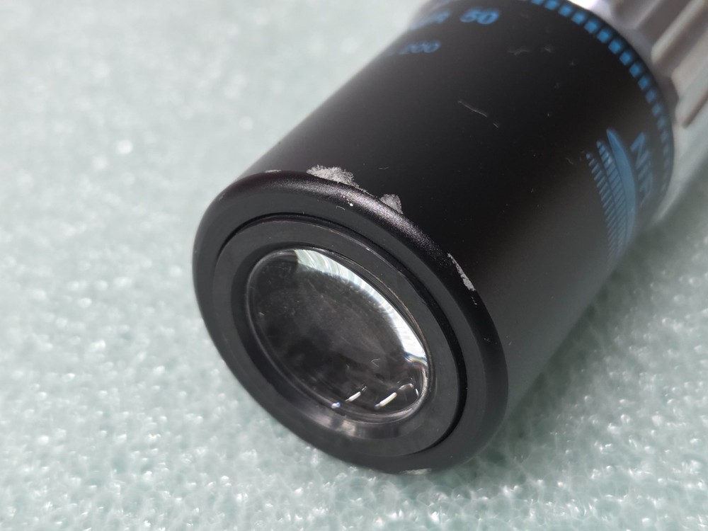 MITUTOYO M Plan NIR 50 x /0.42 ∞ / 0 f=200 Microscope Objective Lens