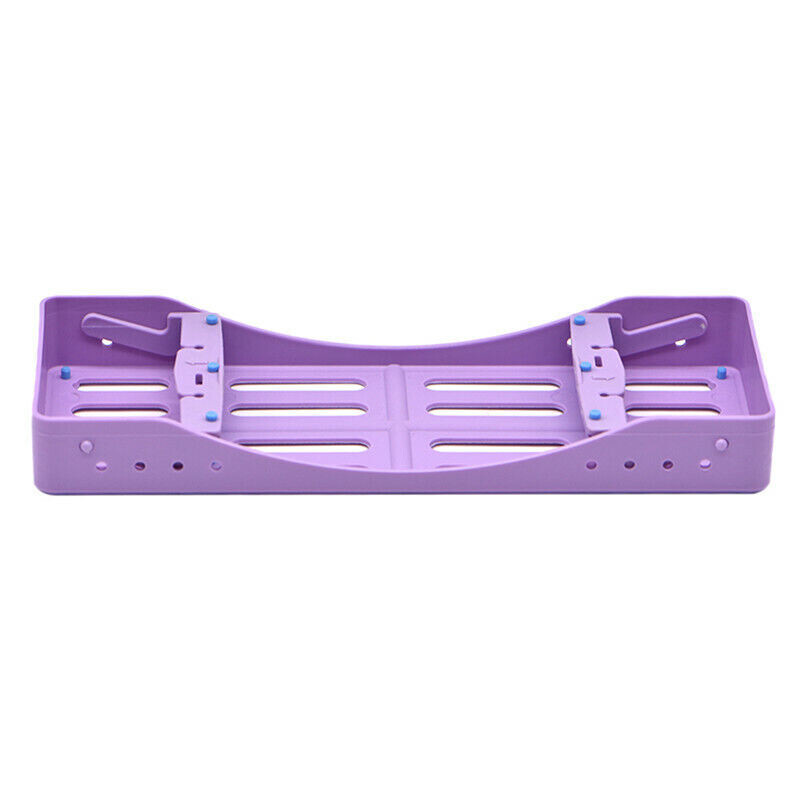 Dental Cassette Autoclavable Plastic Sterilization Rack Box 5 Instruments