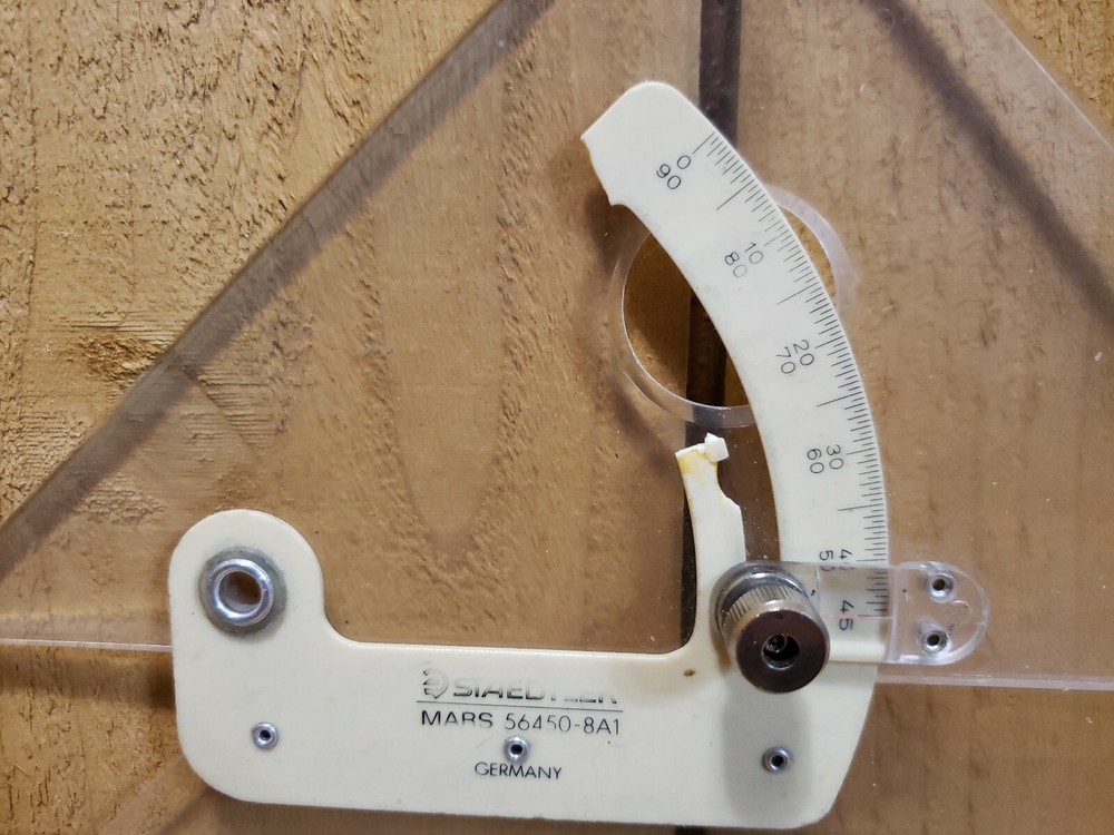 Vintage Staedtler Mars Adjustable Set Square Engineering 564 50-8A1