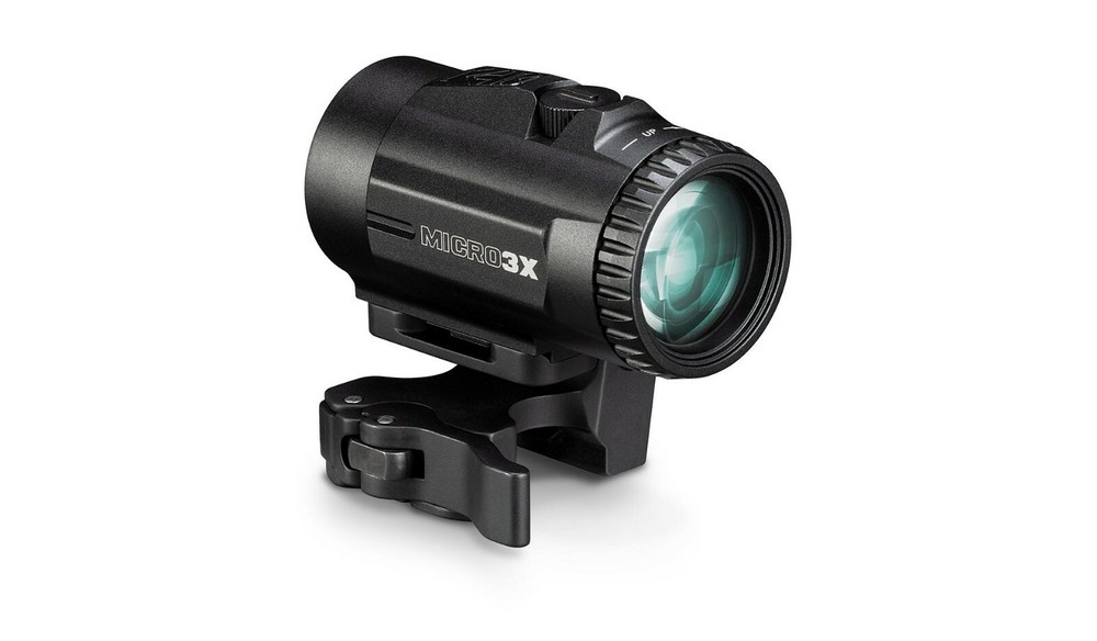 Vortex Optics Micro3X Red Dot Sight Magnifier w/ CF Hat and Cleaning Pen Bundle