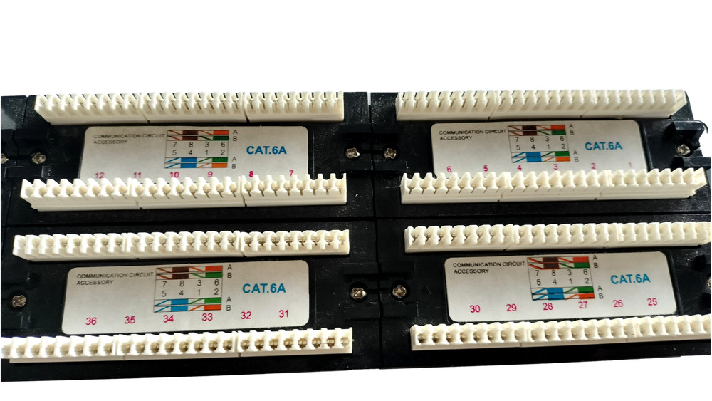 Cables New York Cat.6a 48 Port Patch Panel
