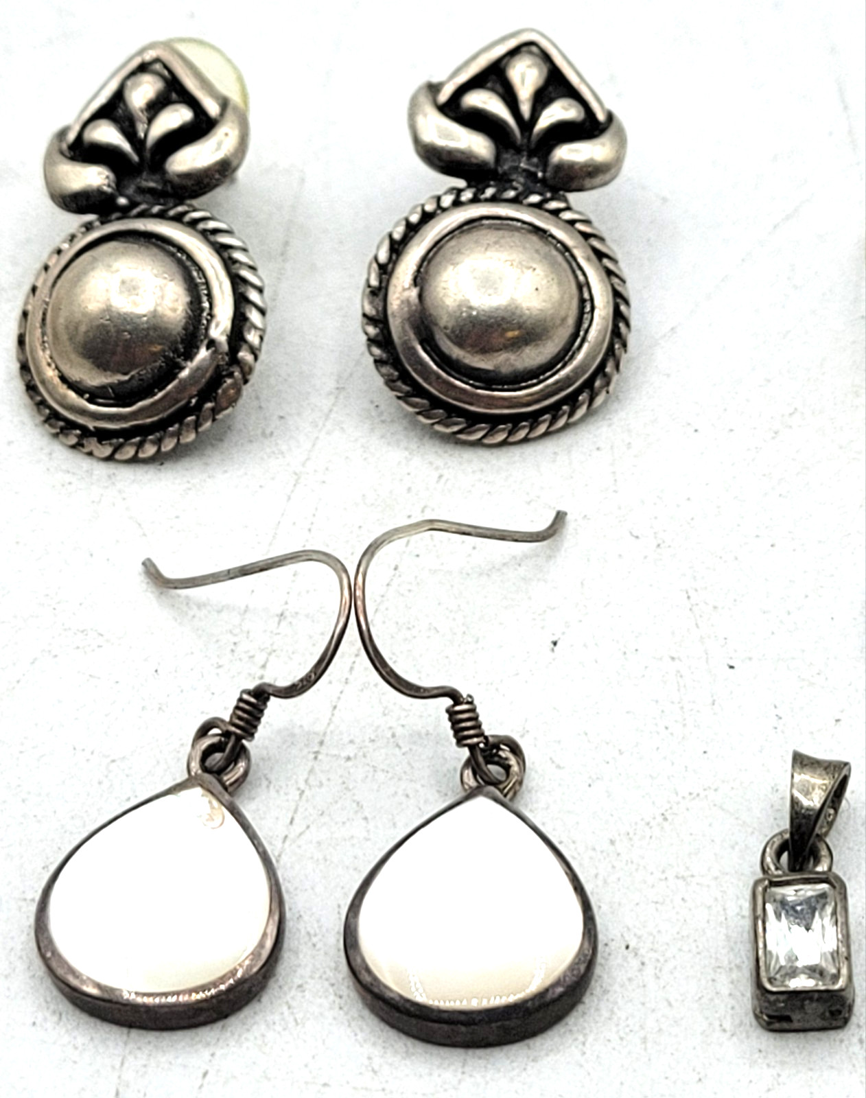 Sterling Silver Mixed Lot Of 8 Jewelry