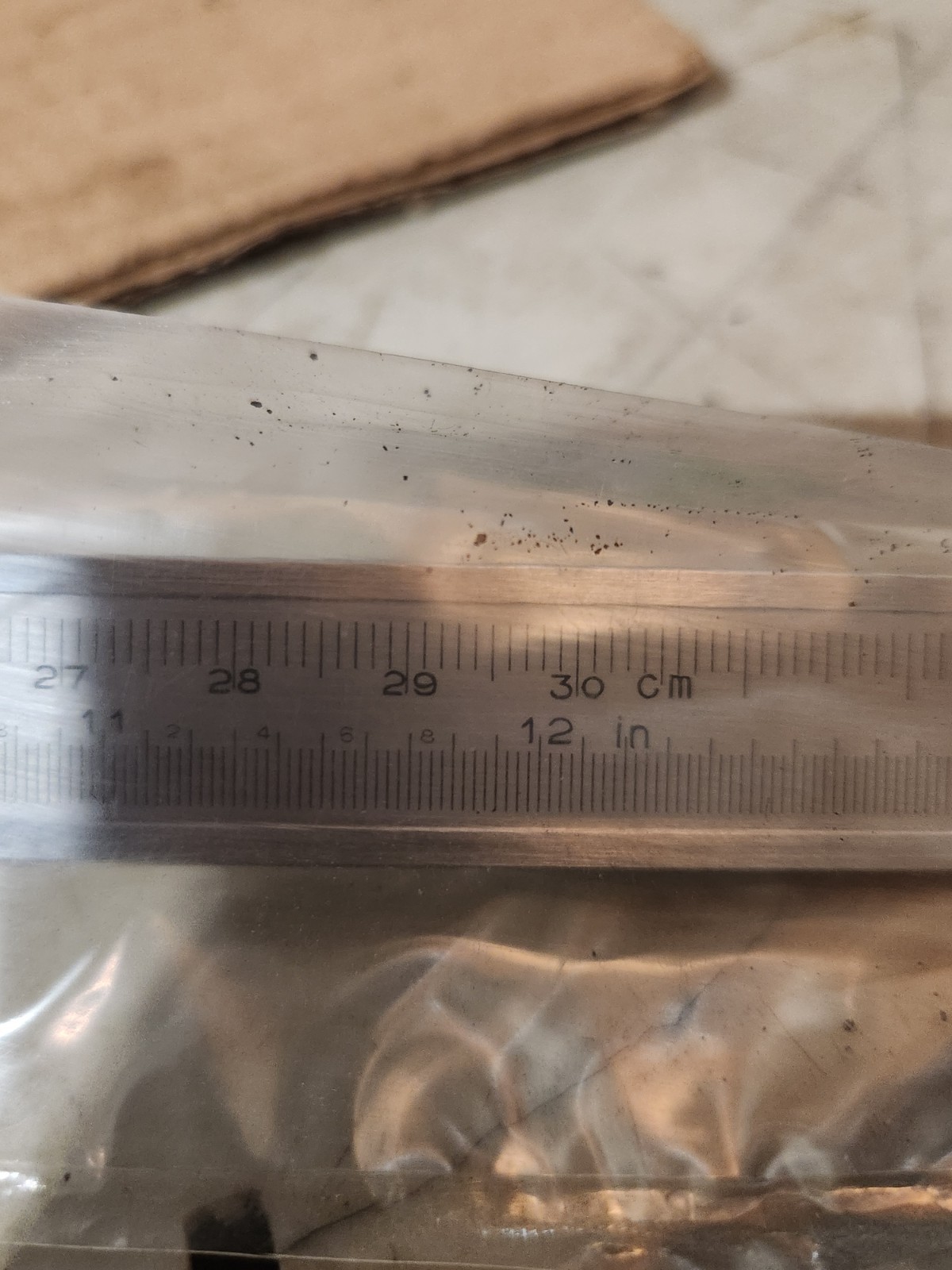 Stainless Hardened Caliper with 0-12"/300mm Measuring Range