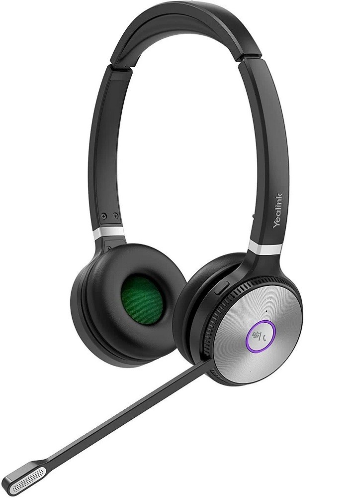 Yealink WH62 Dual UC DECT Wireless Headset with Microphone - Black