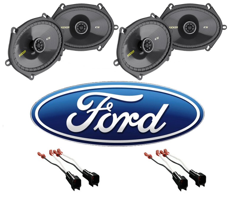 Ford F150 00-12 Standard Cab Truck Kicker (2) Cs684 Factory Speaker Upgrade New