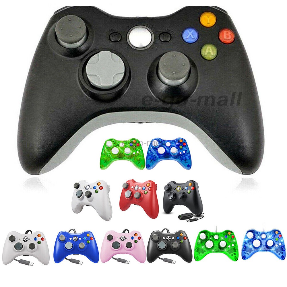 Wired/Wireless Controller Gamepad Remote for Microsoft Xbox 360 Window 7 8 10 11