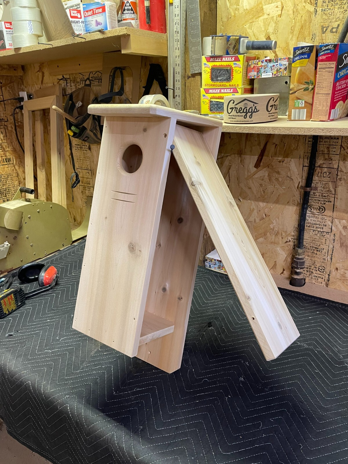 Northern Flicker nest box (white cedar)