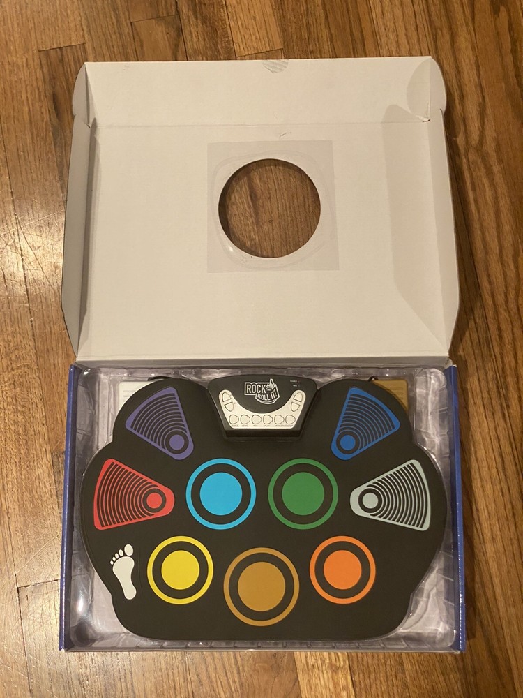 New Rock And Roll It - CodeDrum Flexible Roll Up Color Coded Electric Drum Kit