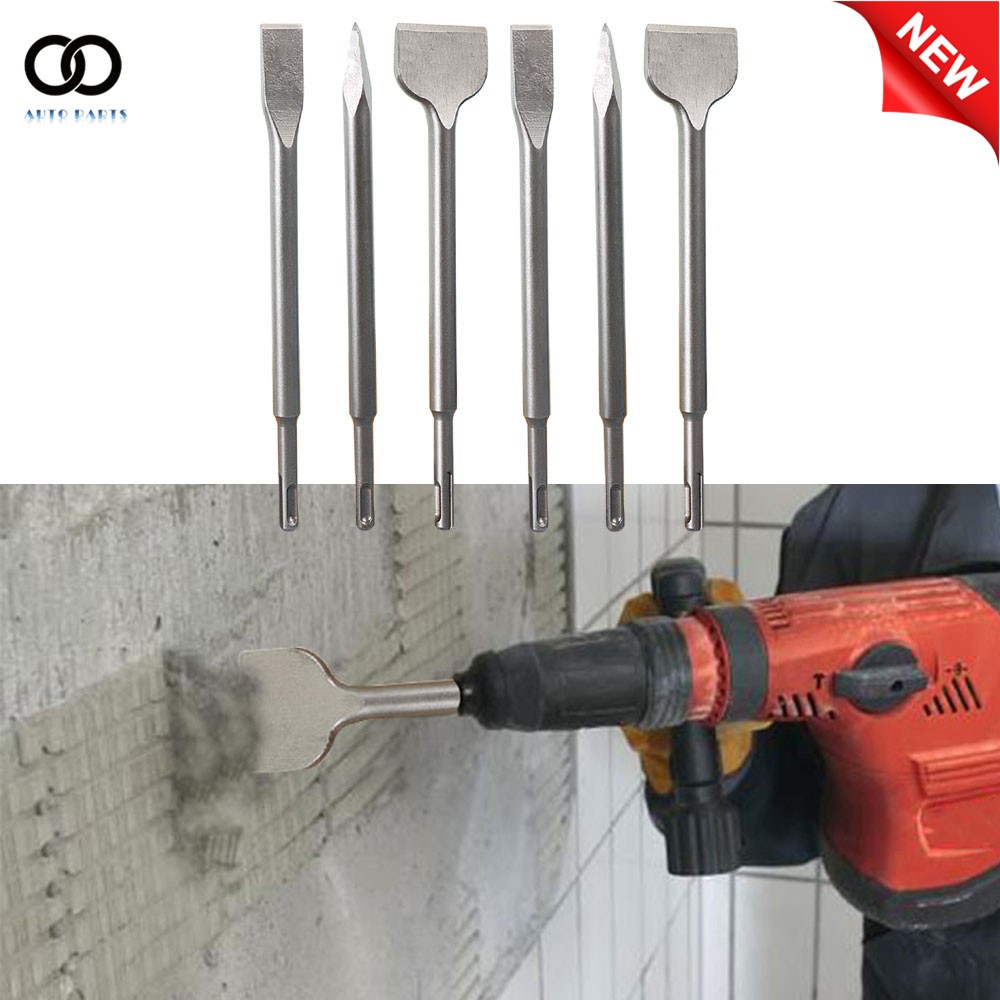 6Pcs SDS plus Chisel Set Concrete Drill Bit Set Rotary Hammer Bits High quality