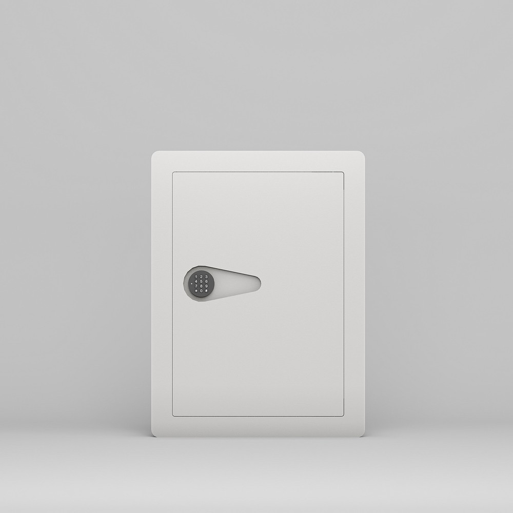 Digital Keypad Wall Hidden Safe Flat Box Fireproof Wall Mount/Embedded Firearms