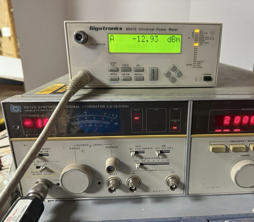 Gigatronics 80301A .01-18GHz RF Power Sensor
