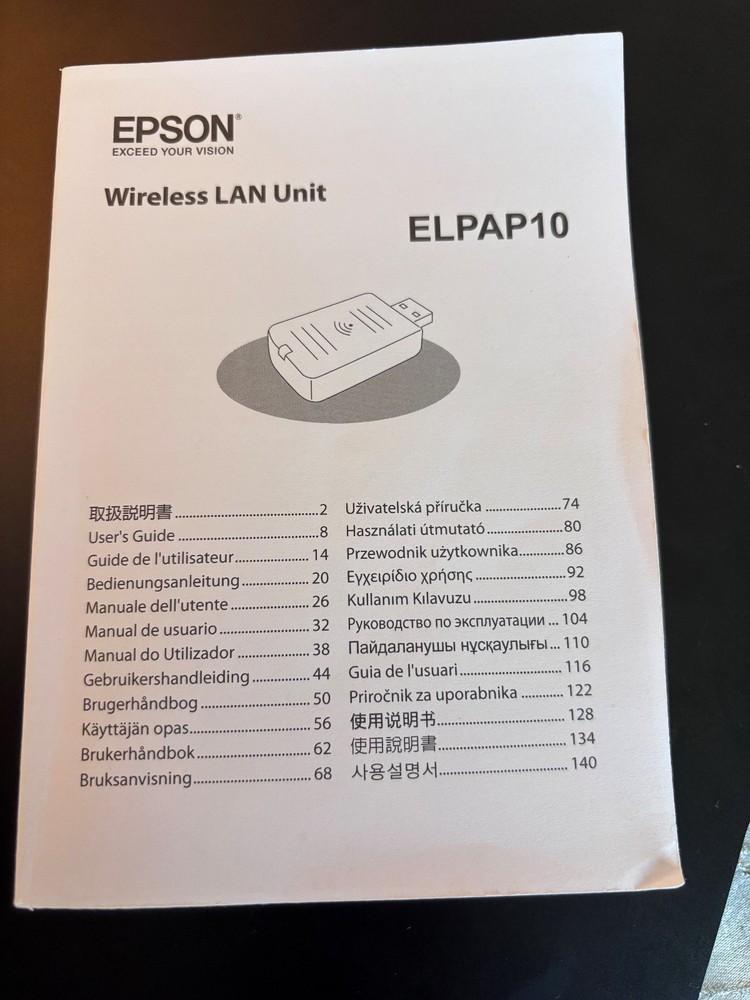 epson wireless lan module