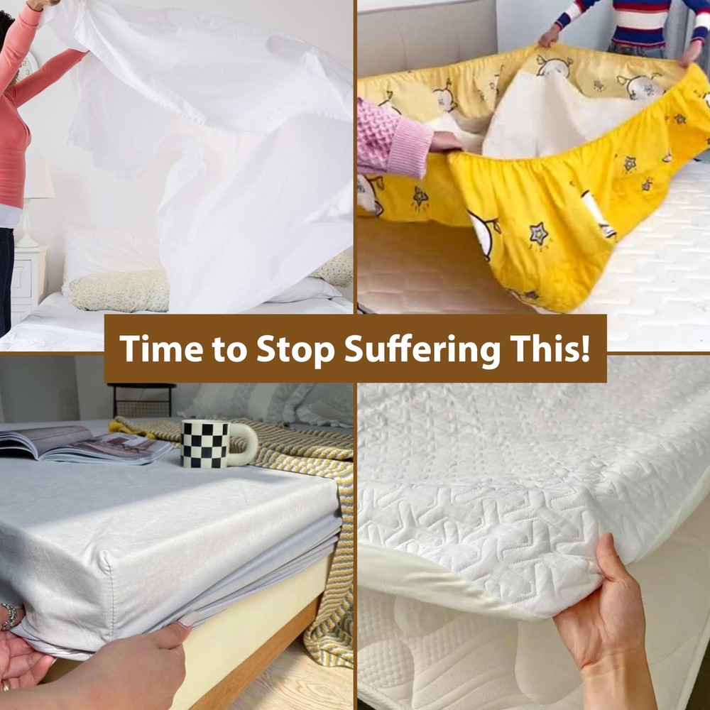 Fitted Bed Sheet Straps Bedroom Bed Sheet Holder Sheet Fasteners Keep Sheets ...