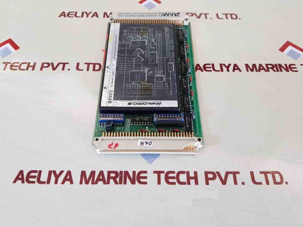 Amc c61451-a89-c11-3 Module With Analogic Data Acquisition System Mp6812