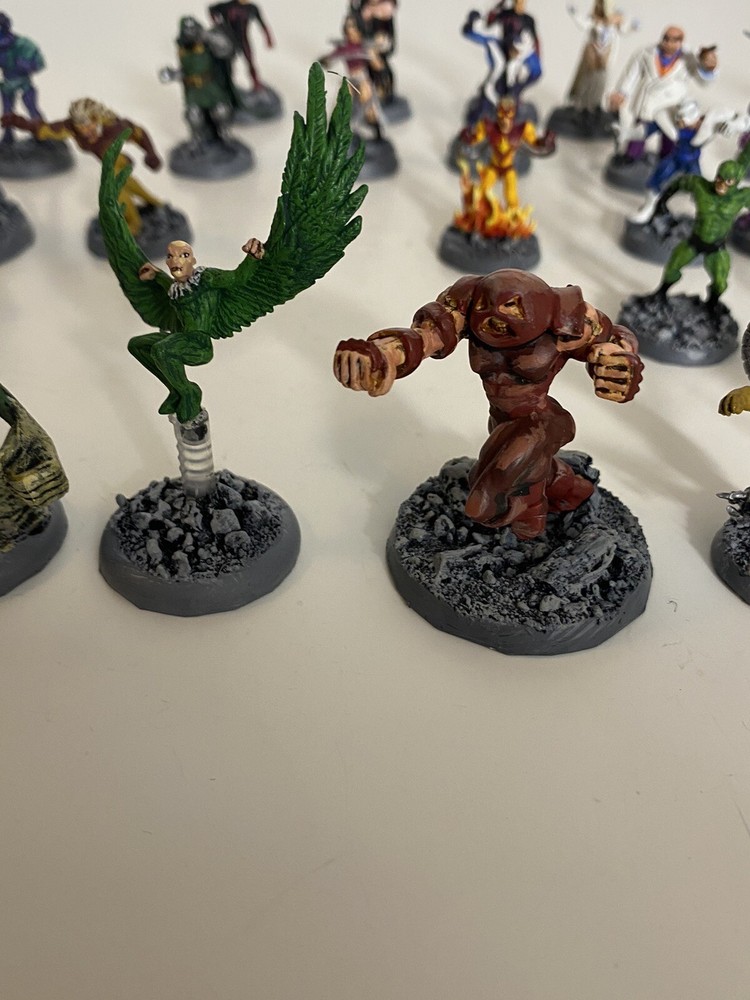 Marvel Superhero villian Custom painted miniatures Rare Wizkid E2