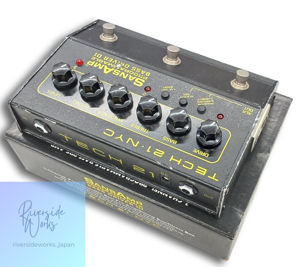 TECH21 SansAmp Programmable Bass Drive Preamp Pedal