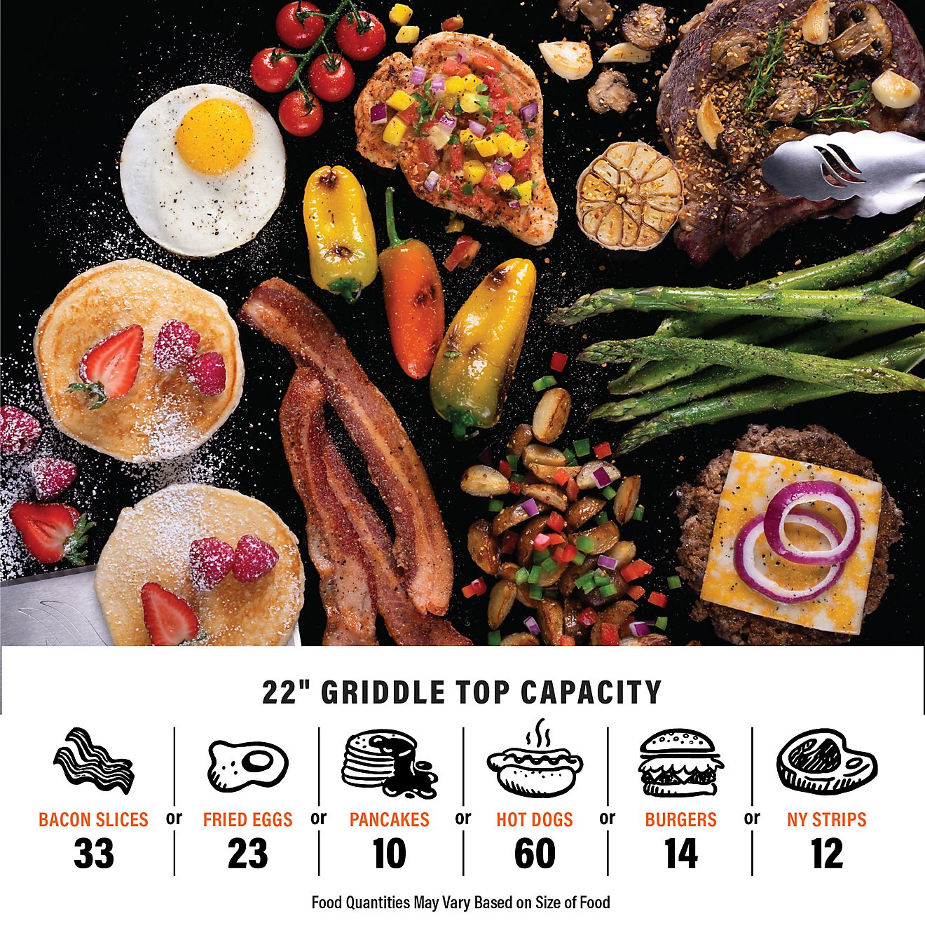 Blackstone Omnivore 22 in On-The-Go 2-Burner Griddle with Flexfold Legs