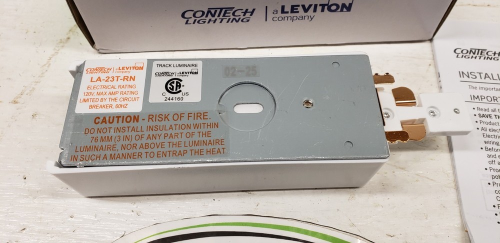 Contech Single Circuit Thin End Feed White Current Limiting Devise...