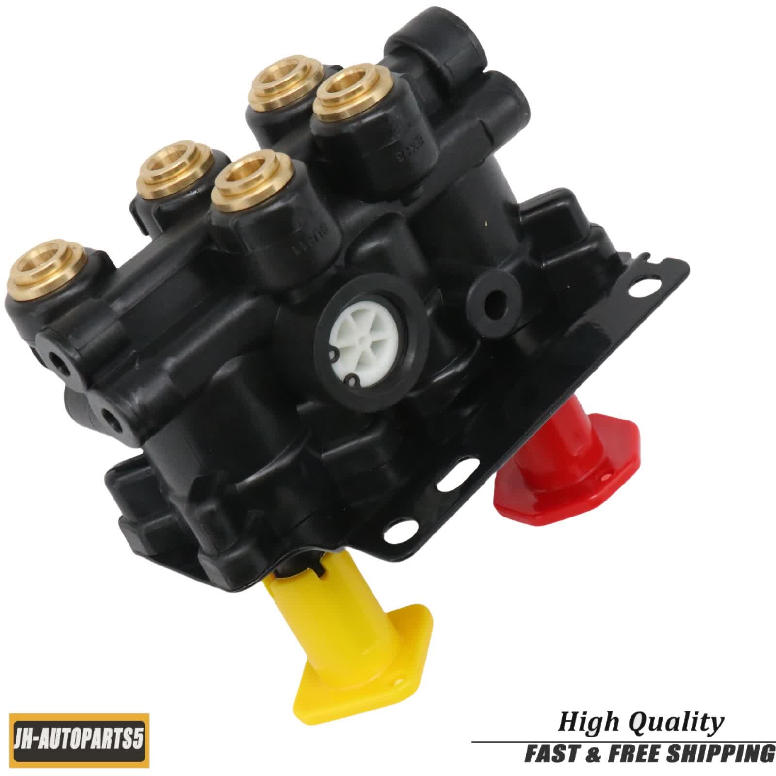 For Volvo VNL Dash Valve Dual Park Brake W/ 5 Ports 24340522 21315044 K035691