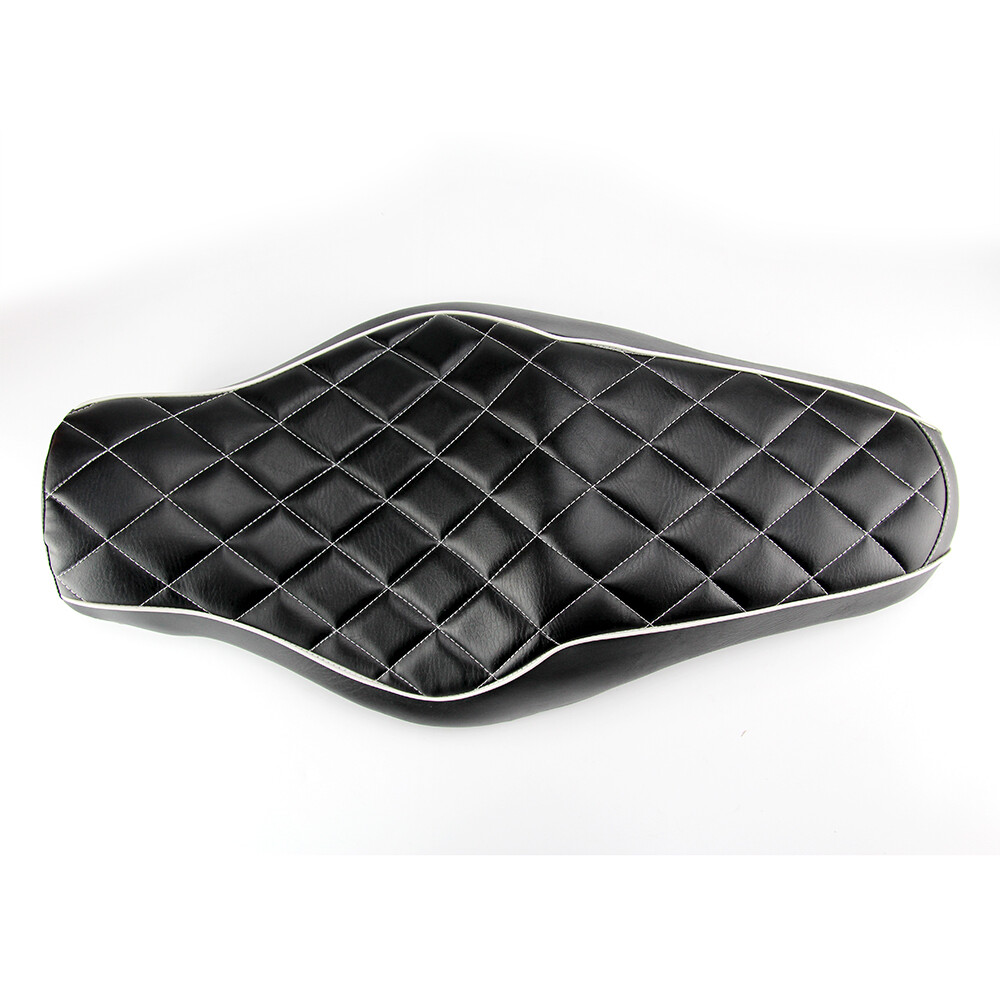 Black Driver Passenger Two Up Seat For Harley Sportster 883 1200 XL1200T Iron 48