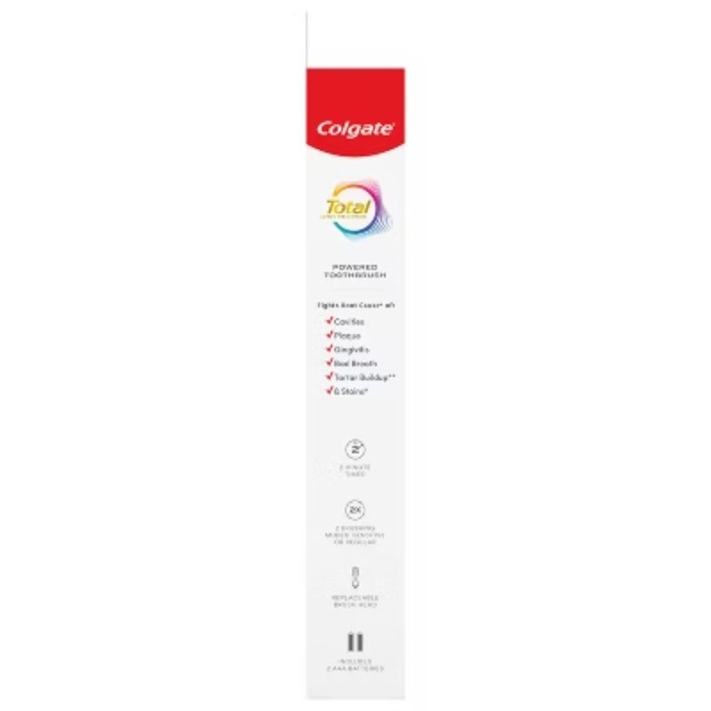 Battery Powered Toothbrush White: Medium Bristles, Full Head, Includes Batteries