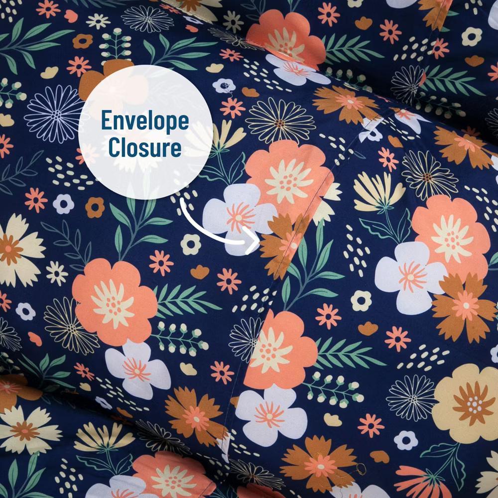 Wildkin Kids Microfiber Pillow Lounger (Wildflower Bloom)