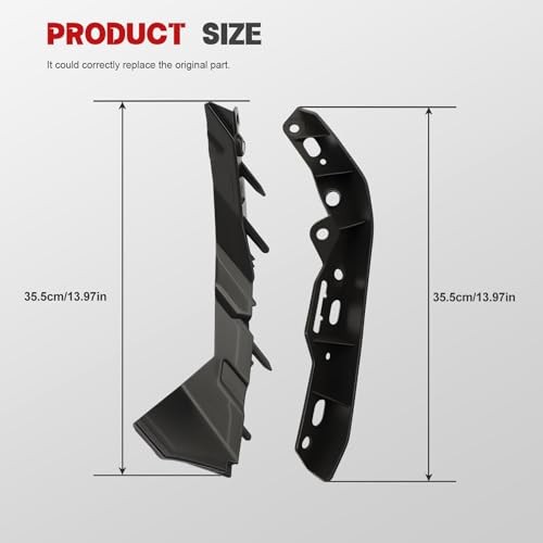 4Pcs Front Bumper Bracket for Charger 2015-2023 Driver and Passenger Side