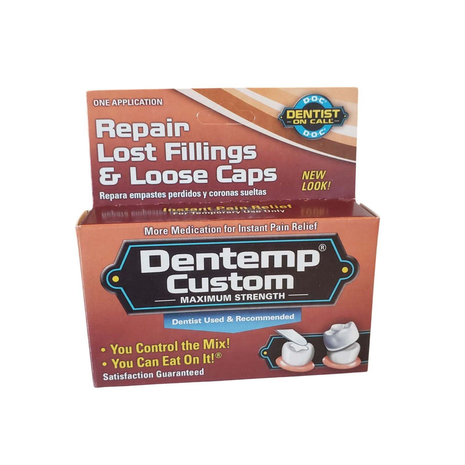 Dentemp Custom Repair Lost Fillings & Loose Caps D.O.C. Dentist on Call