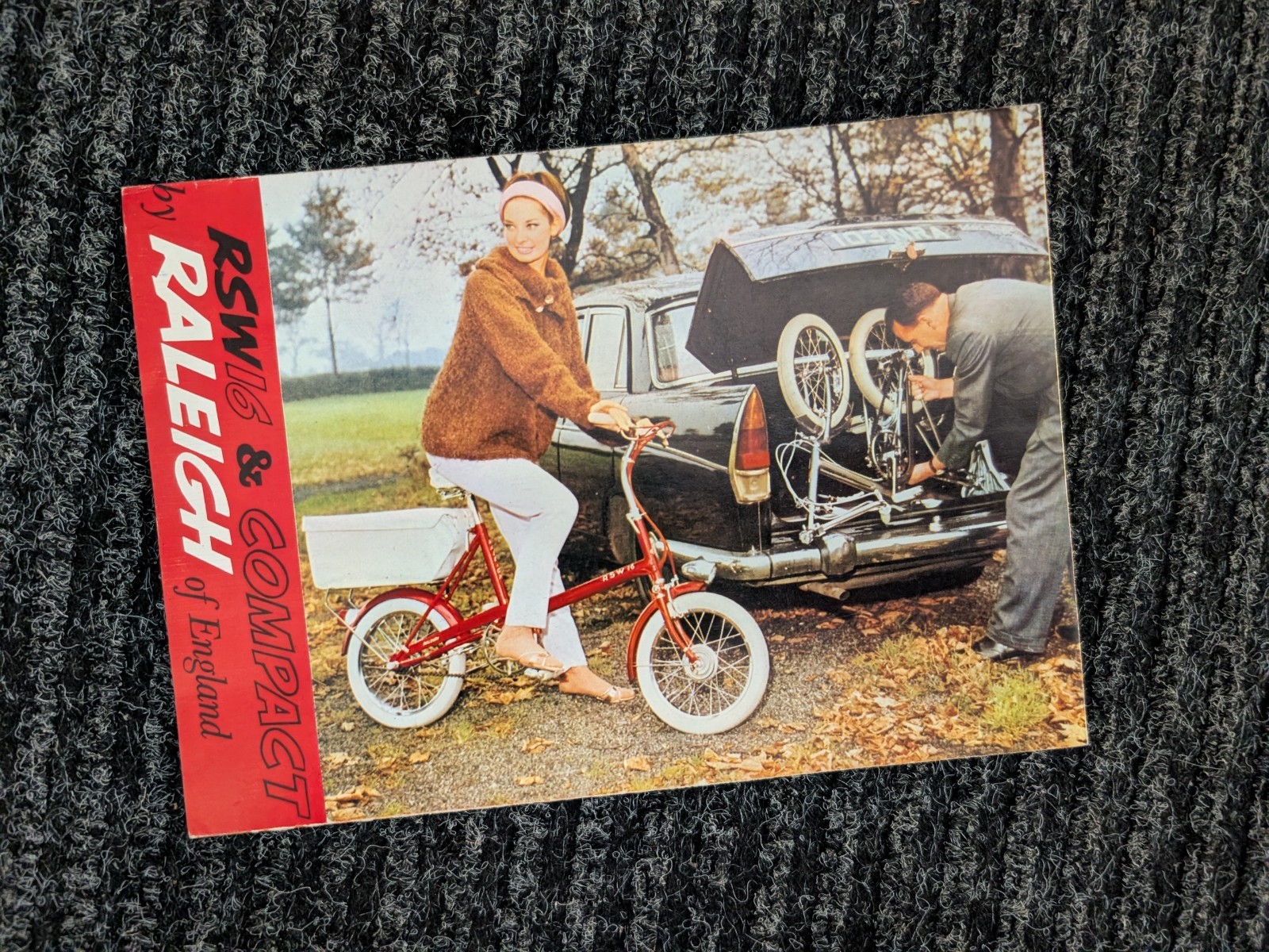 RALEIGH 1960's RSW16 Bicycle Catalog / Brochure ~ Original Vintage