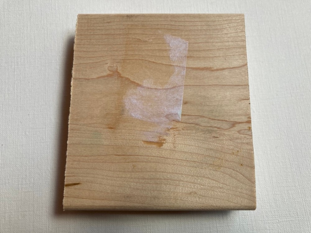 Lizzard Rubber Stamp On Wood