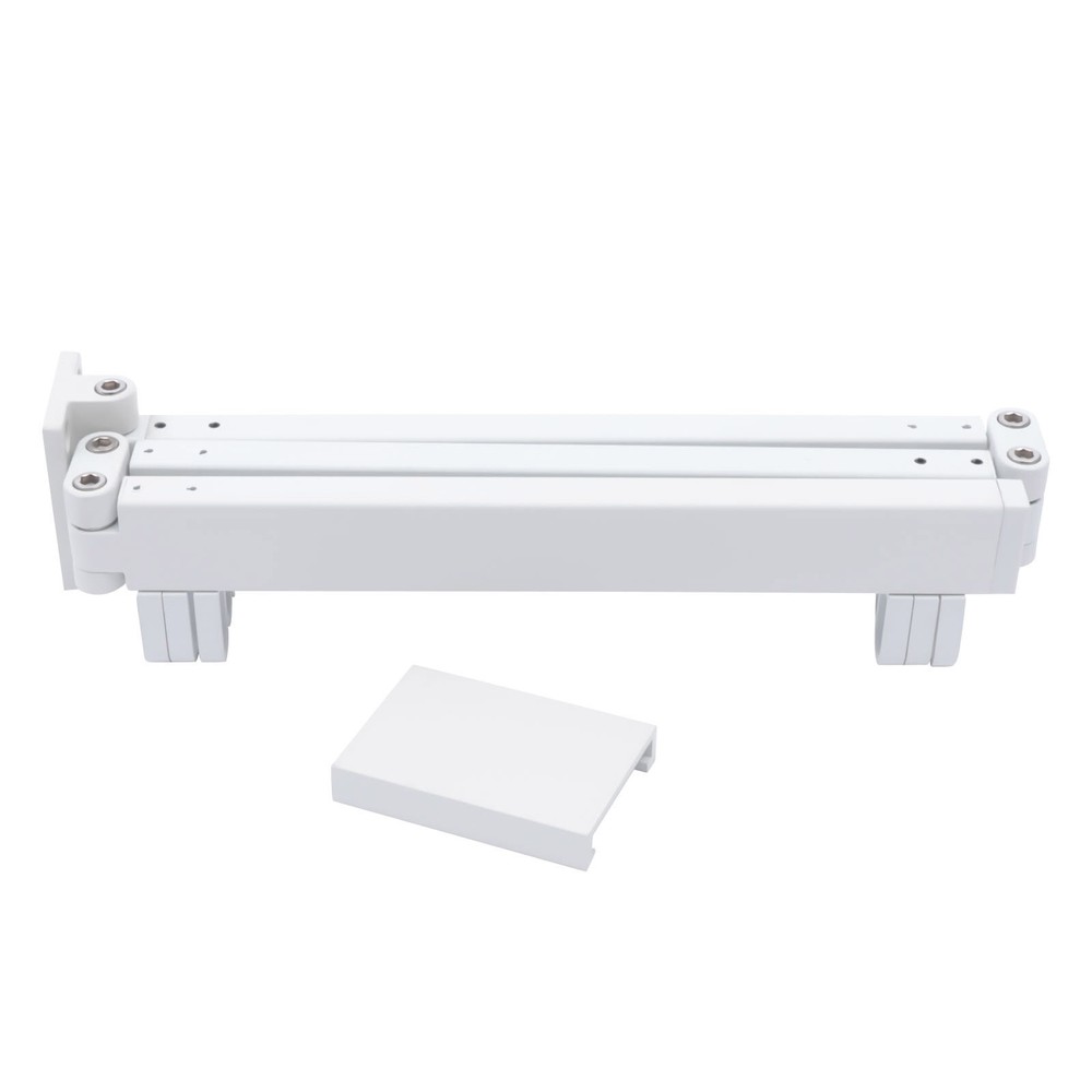 Laundry Clothes Storage Drying Rack Retractable Tri-Folding Hanger Wall-mounted