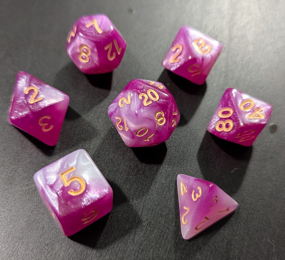 ✨Oracle's Gift✨ 7 Dice Set Poly RPG DnD Dungeons Dragons AD&D Pathfinder d20