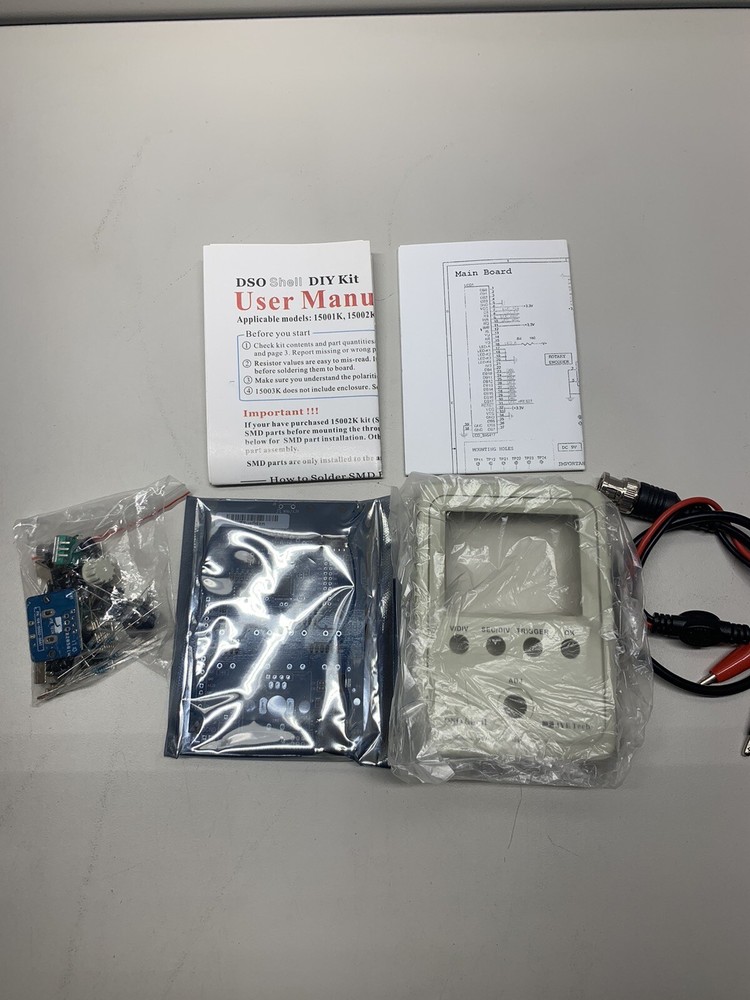 15001K DSO-SHELL Electronic Oscilloscope Set Digital With Housing Kit