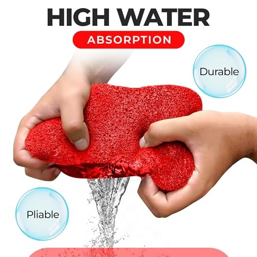 Multi-Purpose Sponges for Cleaning - 2 Pack, Large Sponges 2 Pack - Large Red