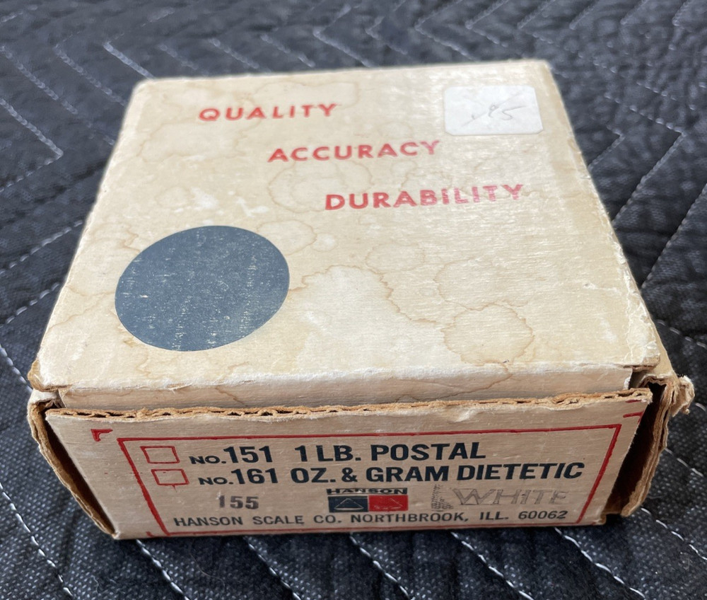 Hanson Postal Scale Model 155 Clean Shape Adjuster Works