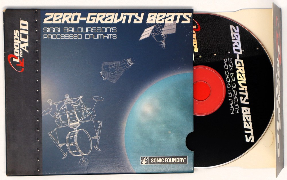 Sonic Foundry Zero-Gravity Loops For Acid Sample/Sound Library/Sampling CD