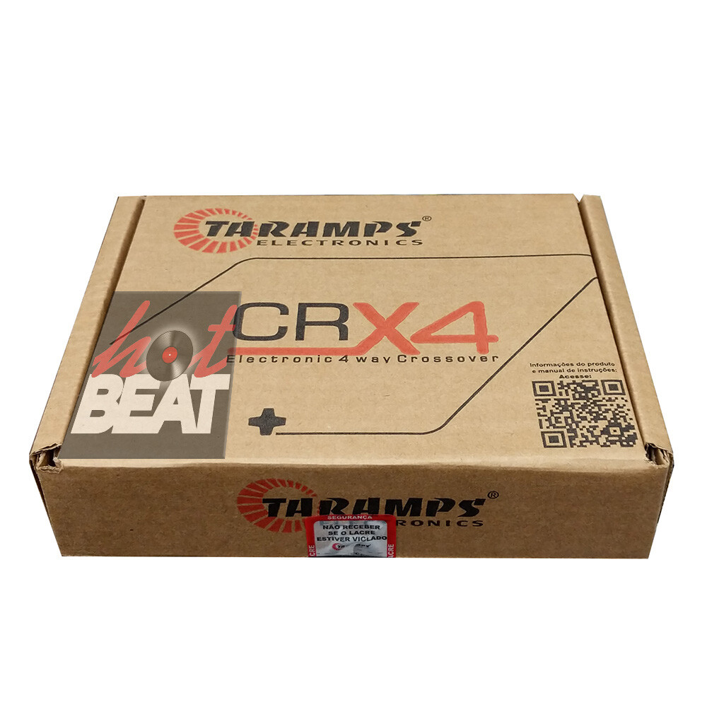 Taramps CRX4 Compact Car Audio Crossover Processor with Bass Boost
