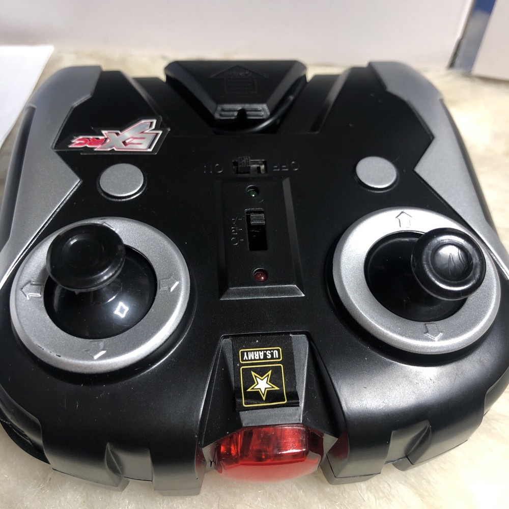 US Army Advanced Attack 3 Channel RC Helicopter Remote Control/Open Box Untested